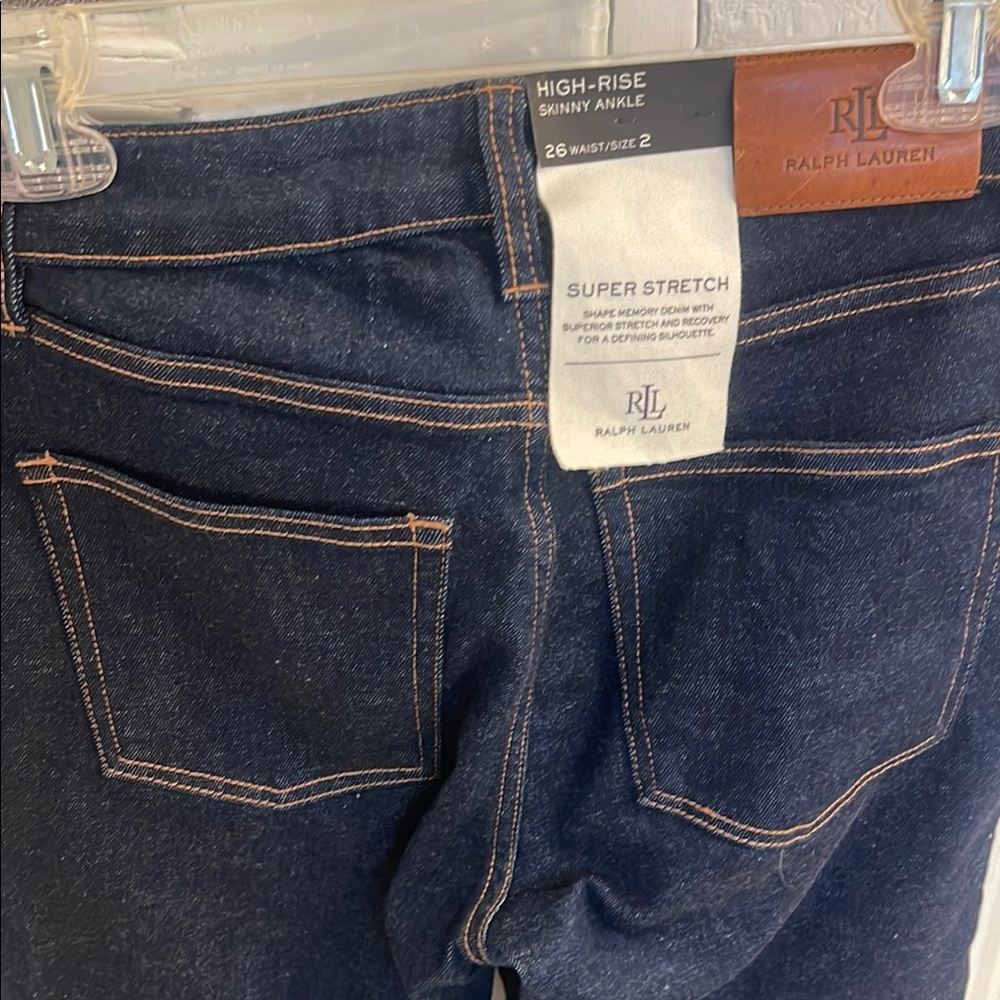 Ralph Lauren Dark Blue High-Rise Jeans